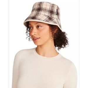 Steve‎ Madden Plaid Bucket Hat Trendy Casual Fashion Hat